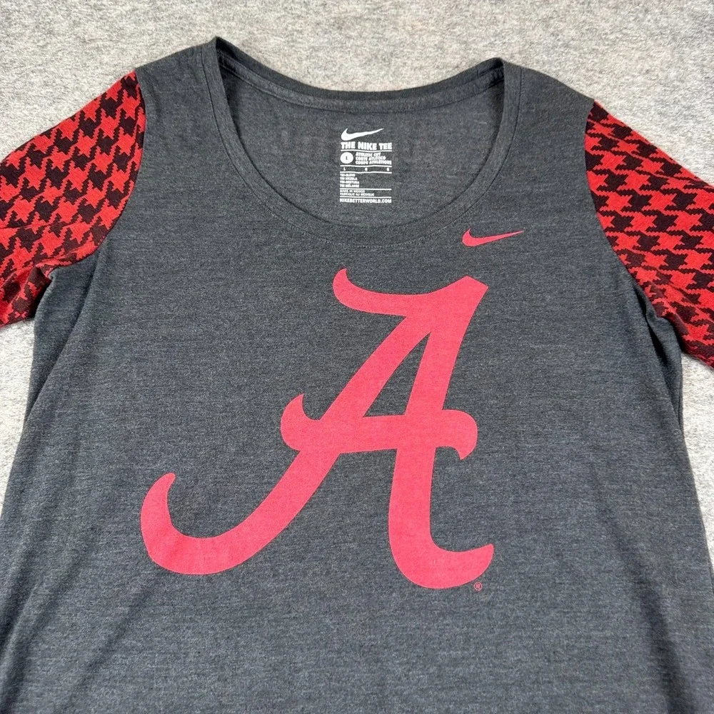 Nike Alabama Crimson Tide T-Shirt Tee Athletic Cut Womens Large L
